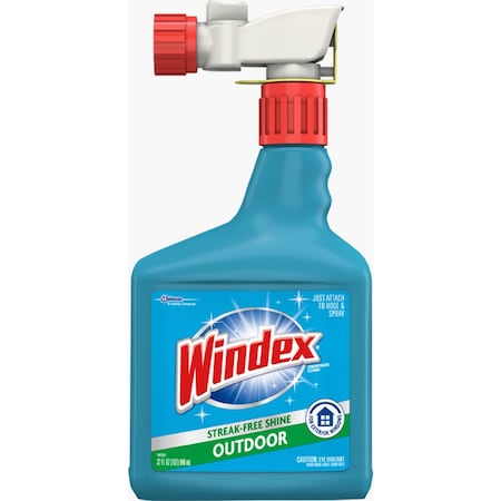 Windex Windex No Scent Outdoor Glass Cleaner 32 oz Liquid 10122